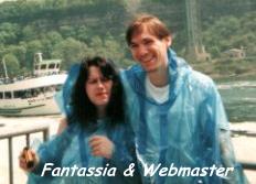 Fantassia & Webmaster on the boat