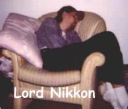 Lord Nikkon sleeping