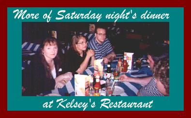 Saturday night at Kelsey's Restaurant